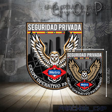 Cargar imagen en el visor de la galería, EMBLEMA DEL GRUPO OPERATIVO DE PATRIMONIO G.O.P SEGURIDAD PRIVADA