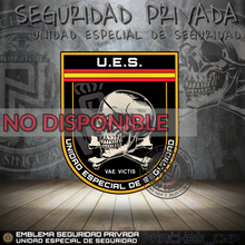 Cargar imagen en el visor de la galería, EMBLEMA BRAZO U.E.S. UNIDAD ESPECIAL DE SEGURIDAD S.P.