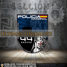 Cargar imagen en el visor de la galería, EMBLEMA CONMEMORATIVO DE LA SECCIÓN 44 DE LA PROMOCIÓN XXXVIII