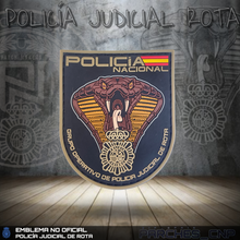 Cargar imagen en el visor de la galería, EMBLEMA DE BRAZO DE LA POLICÍA JUDICIAL DE LA COMISARÍA DE ROTA