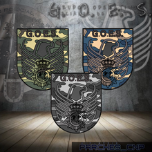 Cargar imagen en el visor de la galería, PARCHE MIMETIZADO DE BRAZO DE LOS GRUPOS OPERATIVOS ESPECIALES DE SEGURIDAD