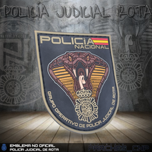 Cargar imagen en el visor de la galería, EMBLEMA DE BRAZO DE LA POLICÍA JUDICIAL DE LA COMISARÍA DE ROTA