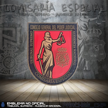 Cargar imagen en el visor de la galería, EMBLEMA BRAZO TRIBUNAL SUPREMO - AUDIENCIA NACIONAL -  CGPJ