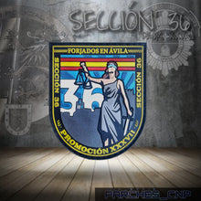Cargar imagen en el visor de la galería, EMBLEMA CONMEMORATIVO DE LA SECCIÓN 36 DE LA PROMOCIÓN XXXVII