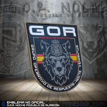 Cargar imagen en el visor de la galería, EMBLEMA DE BRAZO G.O.R. NOCHE POZUELO DE ALARCÓN