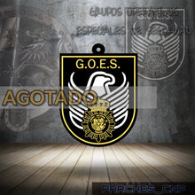 Cargar imagen en el visor de la galería, LLAVERO G.O.E.S. - GRUPOS OPERATIVOS ESPECIALES DE SEGURIDAD