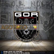 Cargar imagen en el visor de la galería, EMBLEMA DE BRAZO G.O.R. NOCHE POZUELO DE ALARCÓN