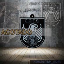 Cargar imagen en el visor de la galería, LLAVERO G.O.E.S. - GRUPOS OPERATIVOS ESPECIALES DE SEGURIDAD