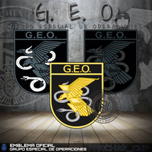 Cargar imagen en el visor de la galería, EMBLEMA GRUPO ESPECIAL DE OPERACIONES (G.E.O.)