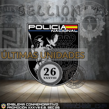 Cargar imagen en el visor de la galería, EMBLEMA CONMEMORATIVO DE LA SECCIÓN 26 DE LA PROMOCIÓN XXXVIII