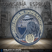 Cargar imagen en el visor de la galería, EMBLEMA NO OFICIAL DE LA COMISARÍA ESPECIAL DEL CONGRESO DE LOS DIPUTADOS
