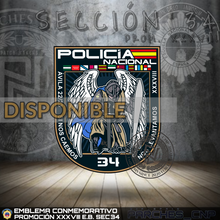Cargar imagen en el visor de la galería, EMBLEMA CONMEMORATIVO DE LA SECCIÓN 34 DE LA PROMOCIÓN XXXVIII