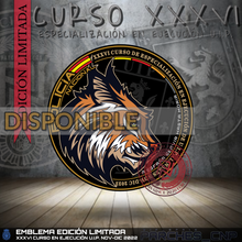 Cargar imagen en el visor de la galería, EMBLEMA CONMEMORATIVO CURSO XXXVI DE EJECUCIÓN PARA U.I.P.