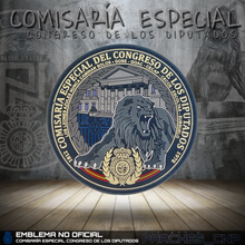 Cargar imagen en el visor de la galería, EMBLEMA NO OFICIAL DE LA COMISARÍA ESPECIAL DEL CONGRESO DE LOS DIPUTADOS