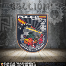 Cargar imagen en el visor de la galería, EMBLEMA CONMEMORATIVO DE LA SECCIÓN 43 DE LA PROMOCIÓN XXXVIII