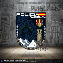 Cargar imagen en el visor de la galería, PARCHE DE BRAZO DE LA UNIDAD DE EXTRANJERÍA Y DOCUMENTACIÓN DE PUIGCERDÀ