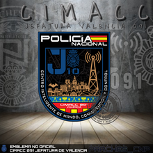 Cargar imagen en el visor de la galería, EMBLEMA DE BRAZO CIMACC 091 JEFATURA DE VALENCIA