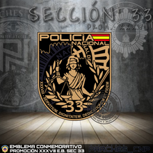 Cargar imagen en el visor de la galería, EMBLEMA CONMEMORATIVO DE LA SECCIÓN 33 DE LA PROMOCIÓN XXXVIII