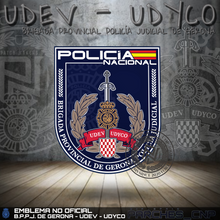 Cargar imagen en el visor de la galería, EMBLEMA DE BRAZO B.P.P.J. DE GERONA - UDEV - UDYCO
