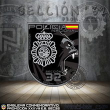 Cargar imagen en el visor de la galería, EMBLEMA CONMEMORATIVO DE LA SECCIÓN 32 DE LA PROMOCIÓN XXXVIII