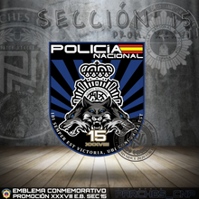 Cargar imagen en el visor de la galería, EMBLEMA CONMEMORATIVO DE LA SECCIÓN 15 DE LA PROMOCIÓN XXXVIII