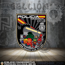 Cargar imagen en el visor de la galería, EMBLEMA CONMEMORATIVO DE LA SECCIÓN 43 DE LA PROMOCIÓN XXXVIII