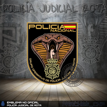 Cargar imagen en el visor de la galería, EMBLEMA DE BRAZO DE LA POLICÍA JUDICIAL DE LA COMISARÍA DE ROTA