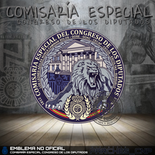Cargar imagen en el visor de la galería, EMBLEMA NO OFICIAL DE LA COMISARÍA ESPECIAL DEL CONGRESO DE LOS DIPUTADOS
