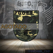 Cargar imagen en el visor de la galería, PARCHE MIMETIZADO DE BRAZO DE LOS GRUPOS OPERATIVOS ESPECIALES DE SEGURIDAD