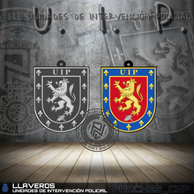 Cargar imagen en el visor de la galería, LLAVERO U.I.P. -UNIDADES DE INTERVENCIÓN POLICIAL