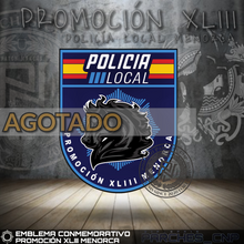 Cargar imagen en el visor de la galería, EMBLEMA CONMEMORATIVO PROMOCIÓN XLIII DE LAS POLICIAS LOCALES DE MENORCA - BALEARES
