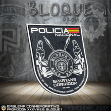 Cargar imagen en el visor de la galería, EMBLEMA CONMEMORATIVO DEL BLOQUE 1 (SECCIONES 01 Y 02) DE LA PROMOCIÓN XXXVIII