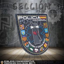 Cargar imagen en el visor de la galería, EMBLEMA CONMEMORATIVO DE LA SECCIÓN 17 DE LA PROMOCIÓN XXXVIII
