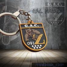 Cargar imagen en el visor de la galería, LLAVERO G.A.C. GRUPO DE ATENCIÓN AL CIUDADANO MADRID