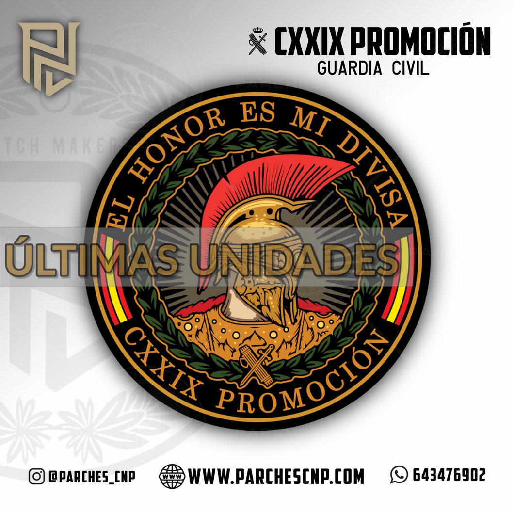 EMBLEMA CONMEMORATIVO G.C. PROMOCION CXXIX 2023-24 (GUERRERO)