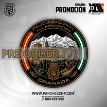 Cargar imagen en el visor de la galería, EMBLEMA PROMOCIÓN XLII E.B. - P. DE GRANADA - POLICÍA NACIONAL
