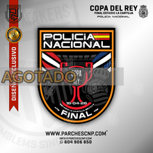Cargar imagen en el visor de la galería, EMBLEMA CONMEMORATIVO DISPOSITIVO POLICIAL FINAL COPA DEL REY - SEVILLA 2026
