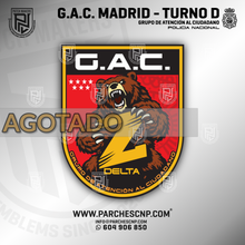 Cargar imagen en el visor de la galería, EMBLEMA GRUPOS DE ATENCIÓN AL CIUDADANO G.A.C. - MADRID TURNO DELTA
