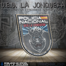Cargar imagen en el visor de la galería, EMBLEMA DE BRAZO UNIDAD EXTRANJERÍA Y DOCUMENTACIÓN DE LA JONQUERA
