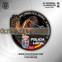 Cargar imagen en el visor de la galería, EMBLEMA POLICIA LOCAL DE SAN LORENZO DE EL ESCORIAL - PROMOCIÓN LXI
