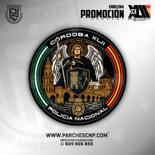 Cargar imagen en el visor de la galería, EMBLEMA PROMOCIÓN XLII E.B. - P. DE CÓRDOBA - POLICÍA NACIONAL
