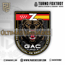 Cargar imagen en el visor de la galería, EMBLEMA GRUPOS DE ATENCIÓN AL CIUDADANO G.A.C. - MADRID TURNO FOXTROT
