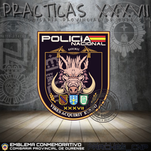 Cargar imagen en el visor de la galería, EMBLEMA CONMEMORATIVO PRÁCTICAS - COMISARÍA PROVINCIAL DE OURENSE PROMOCIÓN XXXVII
