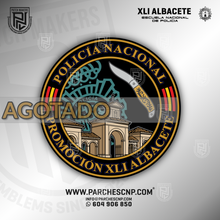 Cargar imagen en el visor de la galería, EMBLEMA PROVINCIA DE ALBACETE PROMOCIÓN XLI E.B. POLICÍA NACIONAL

