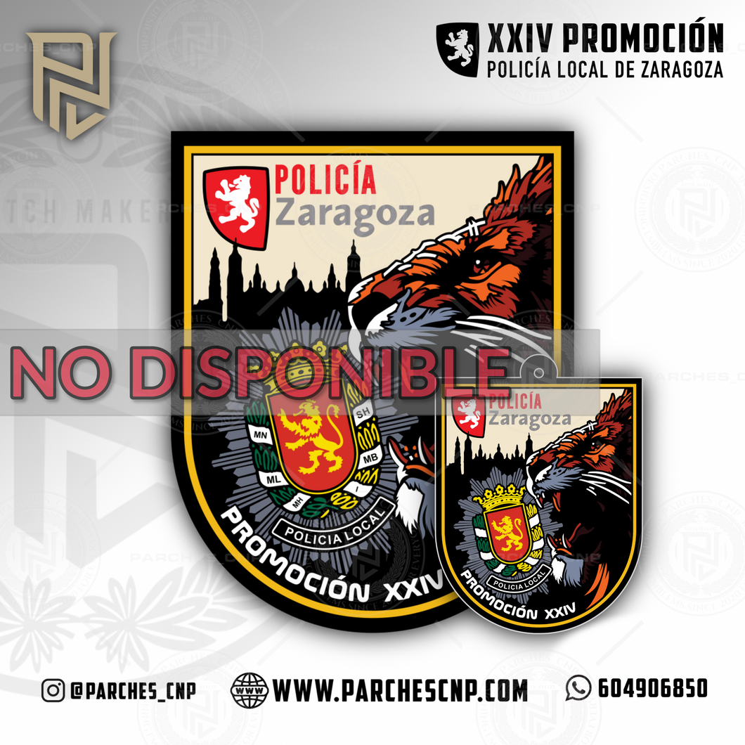 EMBLEMA CONMEMORATIVO PROMOCIÓN XXIV POLICÍA LOCAL DE ZARAGOZA