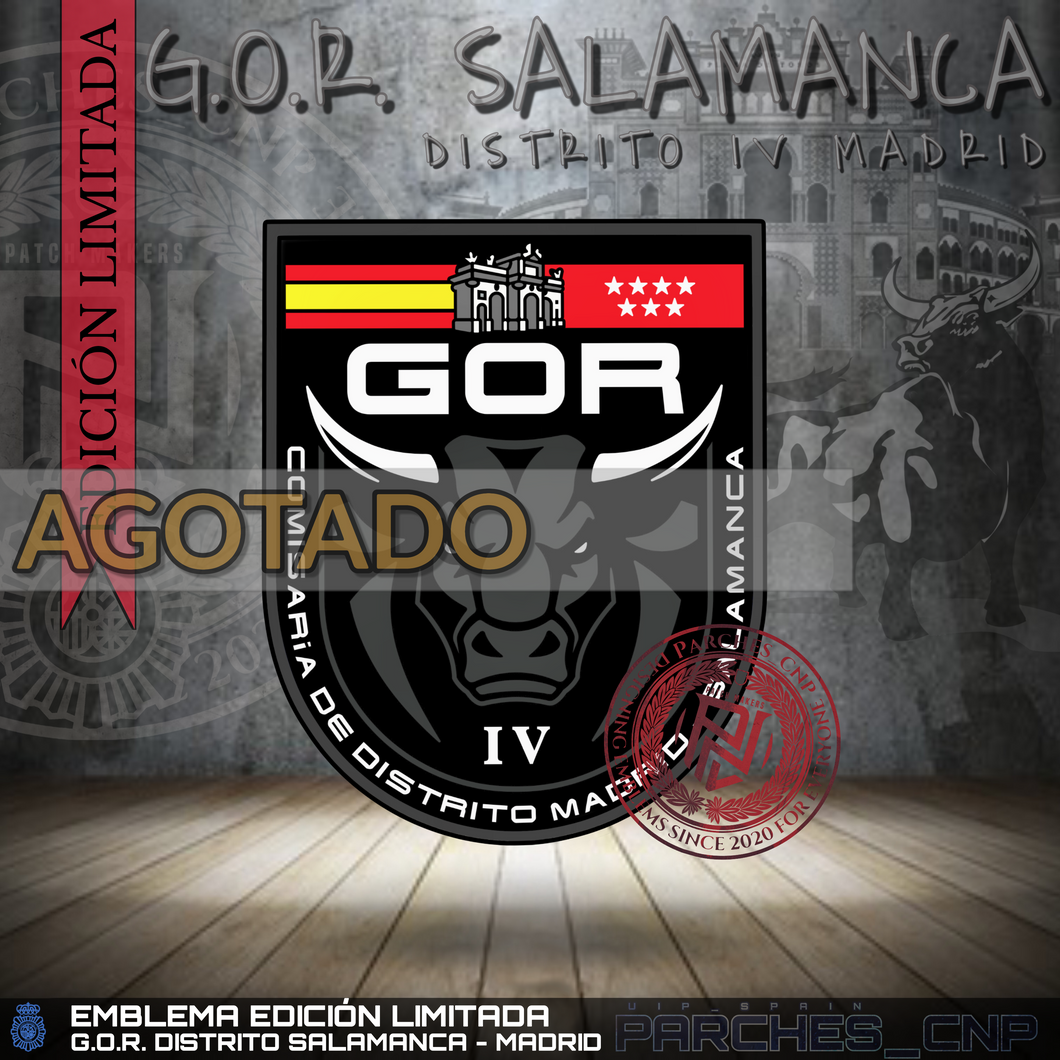 EMBLEMA DE BRAZO G.O.R. DISTRITO SALAMANCA - MADRID