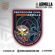 Cargar imagen en el visor de la galería, EMBLEMA DE PROTECCIÓN CIVIL DE ARMILLA
