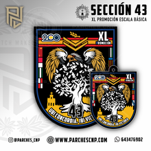 Cargar imagen en el visor de la galería, EMBLEMA CONMEMORATIVO SECCIÓN 43 P.N. E.B. PROMOCIÓN XL
