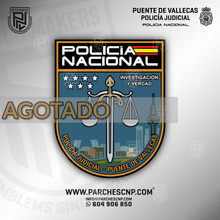 Cargar imagen en el visor de la galería, EMBLEMA POLICÍA JUDICIAL COMISARÍA DE DISTRITO DE PUENTE DE VALLECAS
