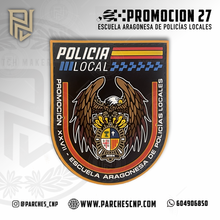 Cargar imagen en el visor de la galería, EMBLEMA CONMEMORATIVO PROMOCIÓN XXVII POLICIA LOCAL ARAGON 2024
